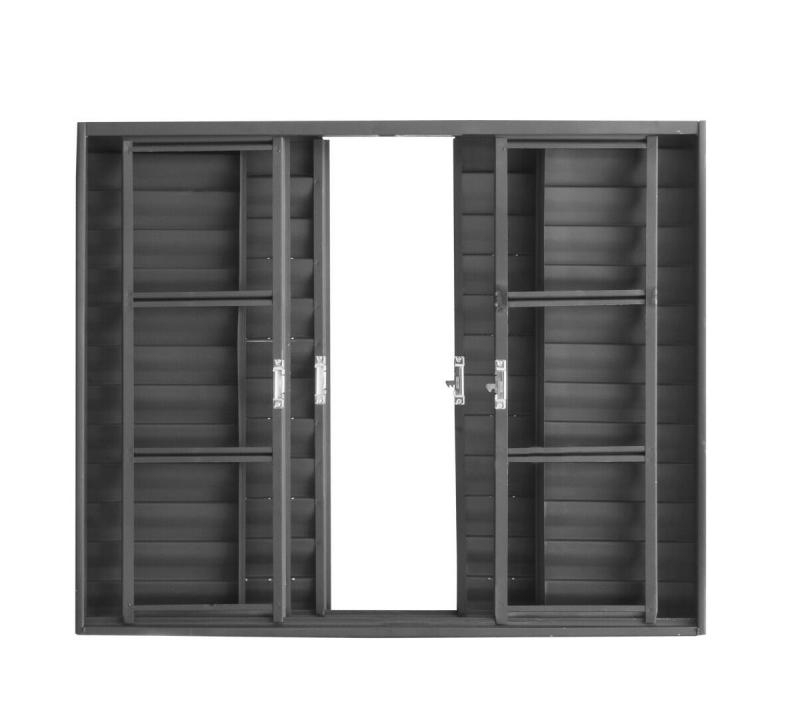 Janela Veneziana De Correr C/g 120x120