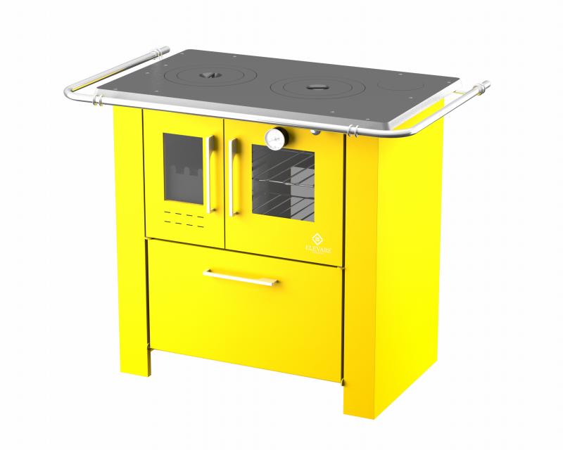 Fogão Elevare Chefe Amarelo