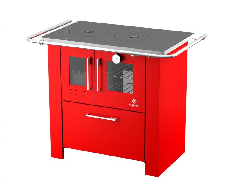 Fogão Elevare Chefe Vermelho